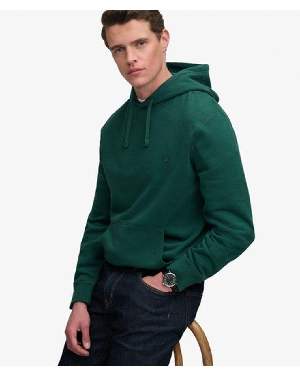 Superdry Green & Co Essential Logo Hoodie for men