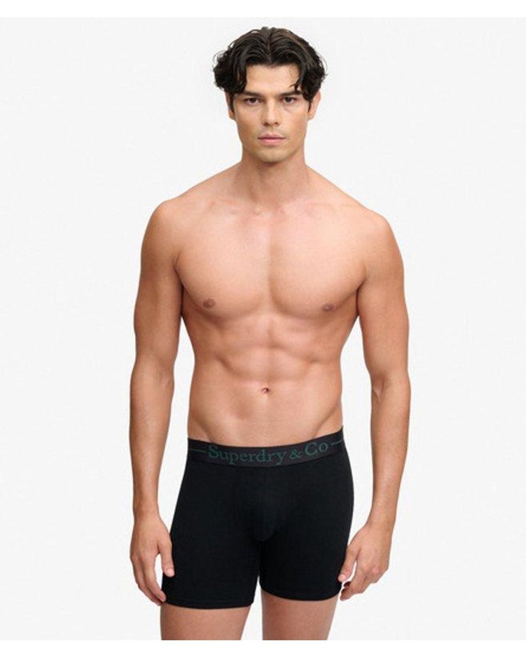 Superdry Multicolor Co Boxer Triple Pack for men