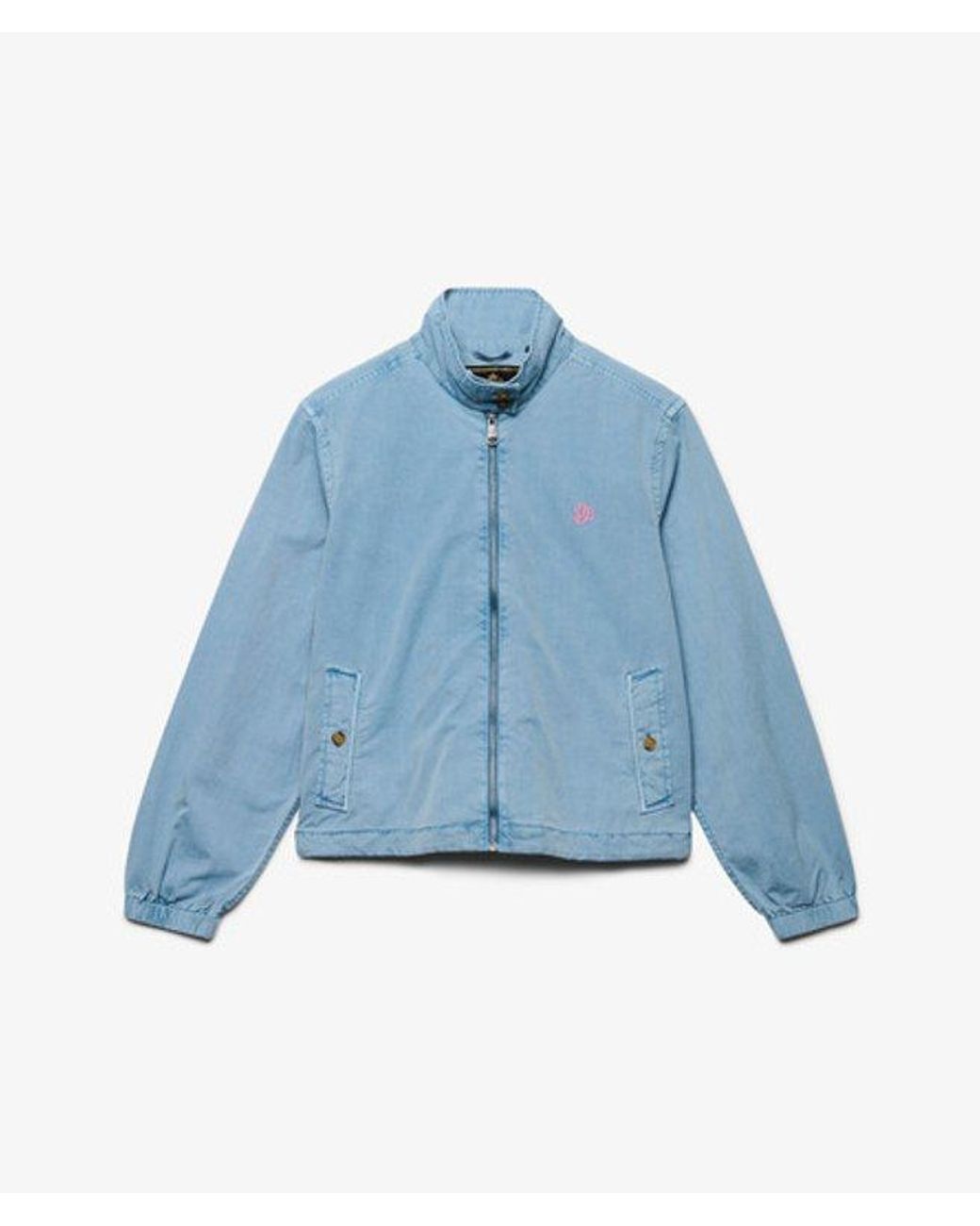 Superdry Blue & Co Cotton Harrington Jacket