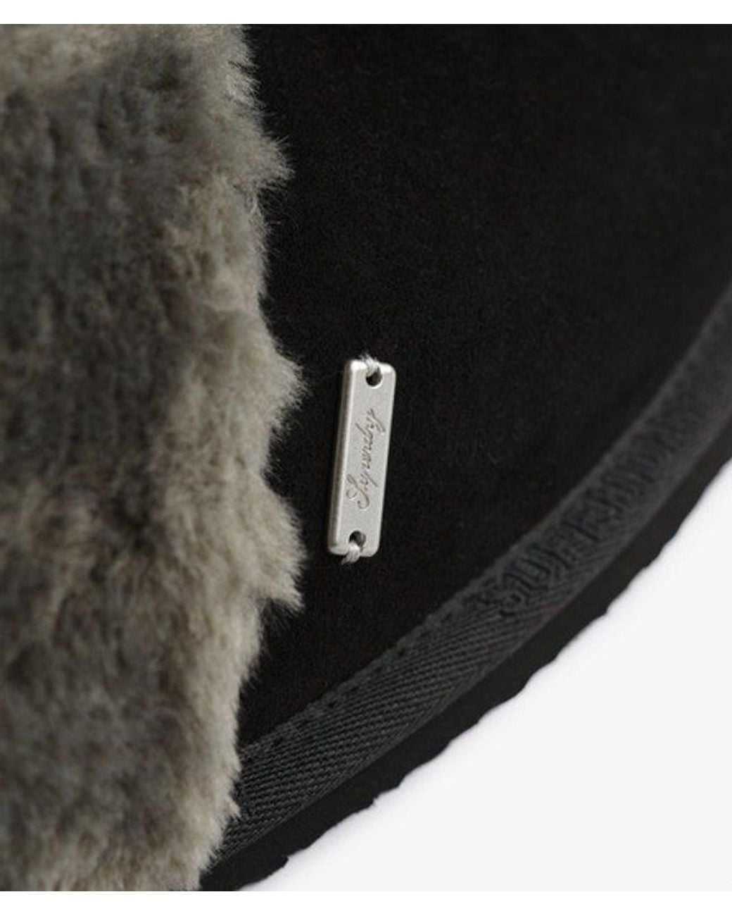 Superdry Black & Co Mule Slipper