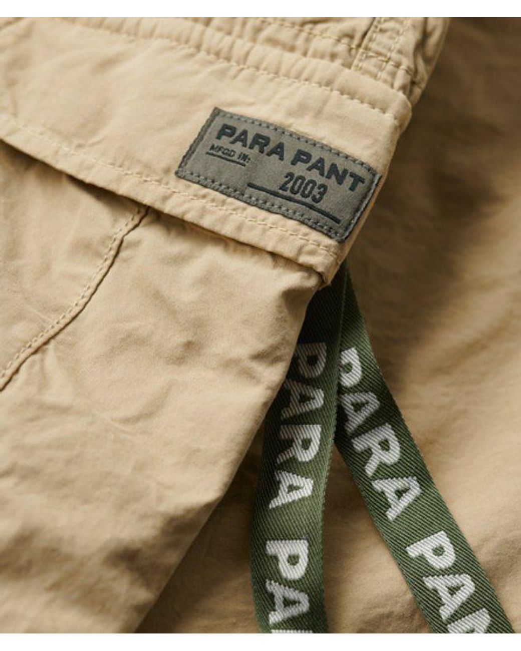 Superdry Metallic & Co baggy Parachute Pants