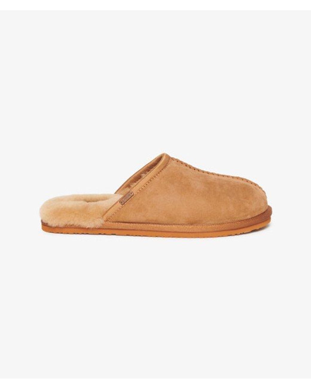 Superdry Brown & Co Classic Suede Mule Slippers for men