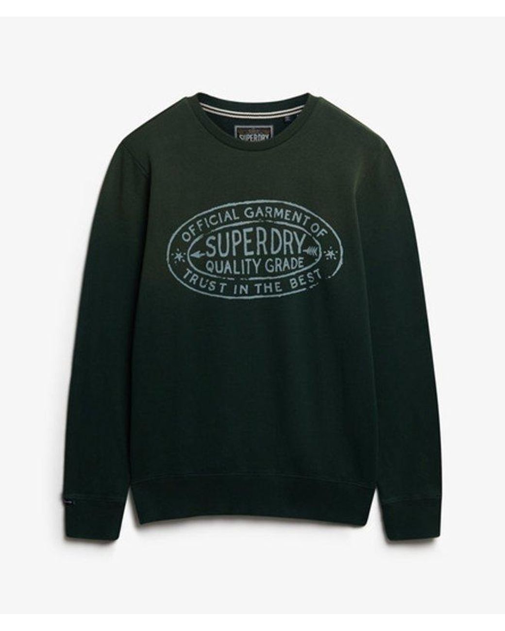 Superdry Green & Co Lo-fi Outdoors Relaxed Sweatshirt for men