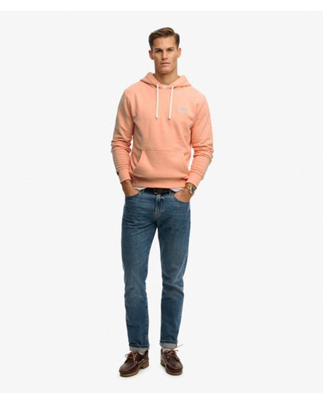 Superdry Orange & Co Essential Logo Classic Hoodie for men