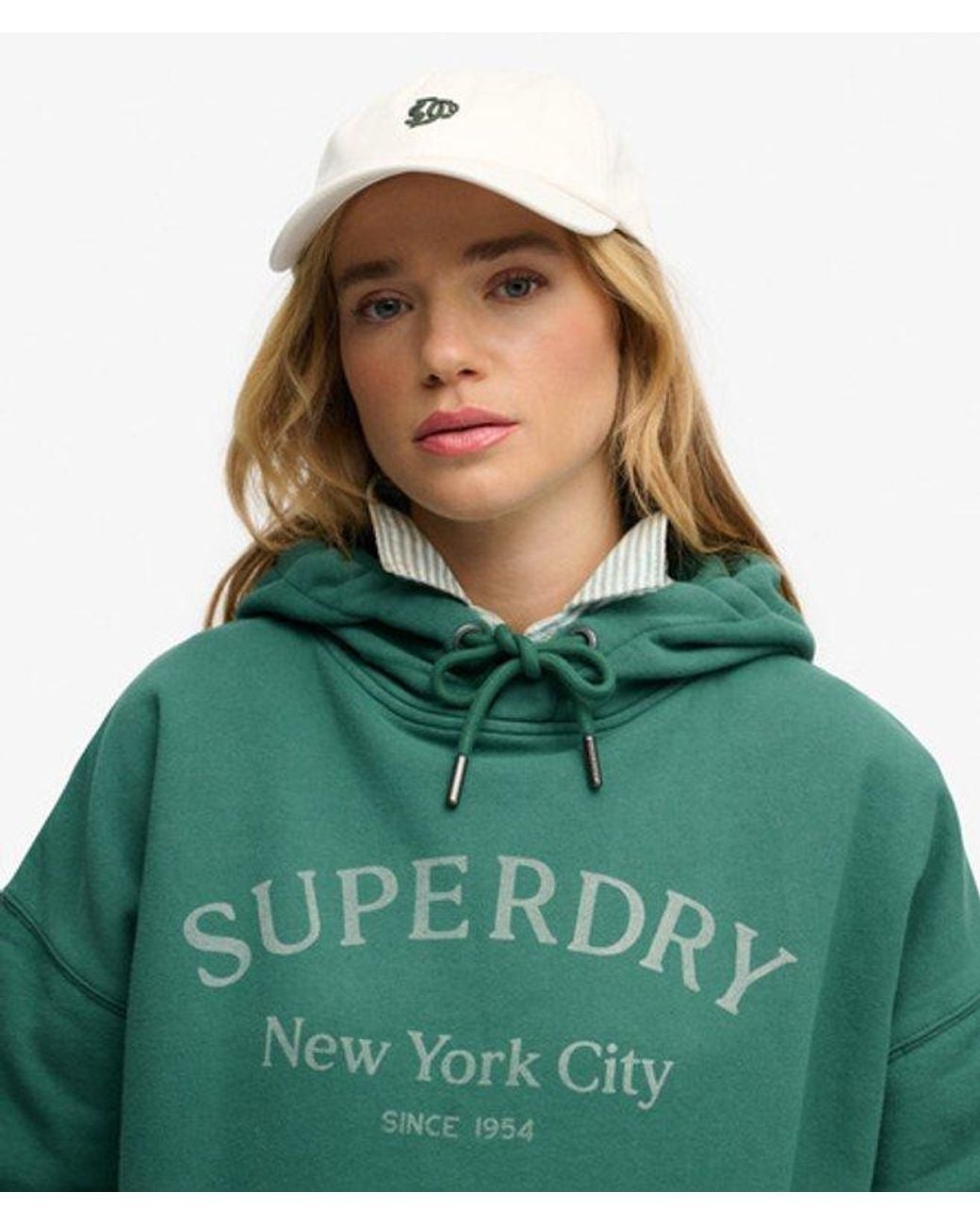 Femme Casquette De Baseball Sd Brodée Taille: 1Taille Superdry en coloris White