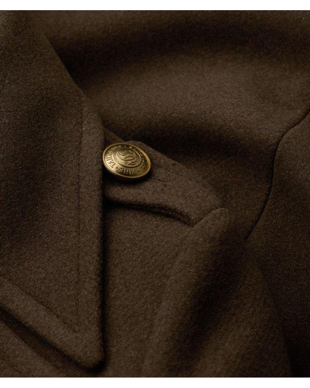 Superdry Black & Co Slim Fit Double Breasted Coat