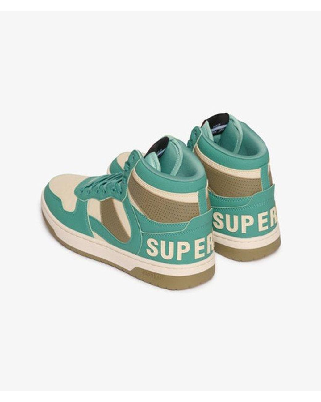 Superdry Green & Co Jump High Top Trainers