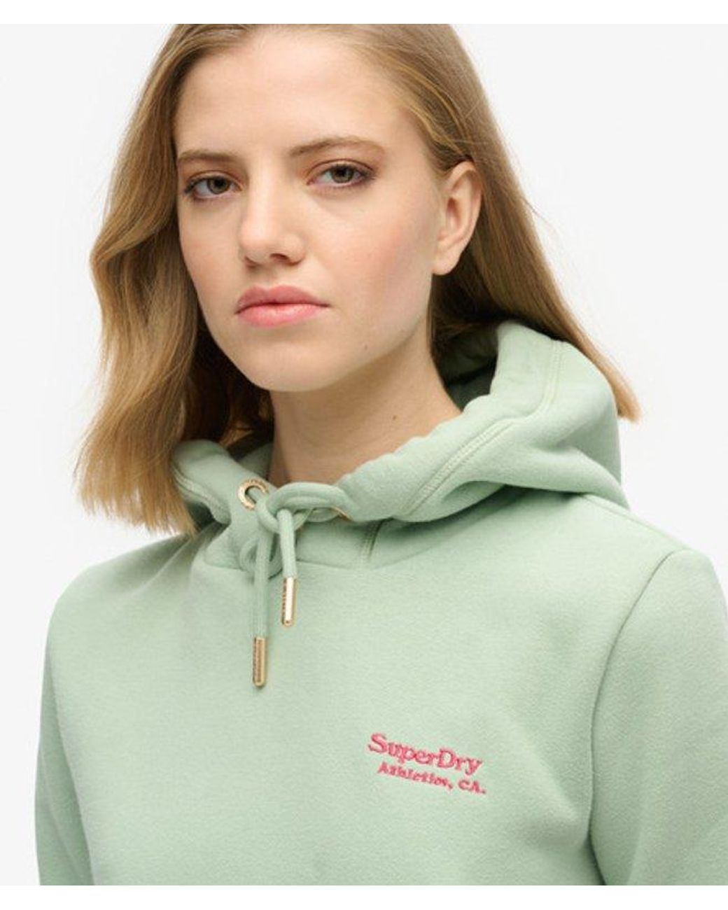 Superdry Green Essential Logo Hoodie
