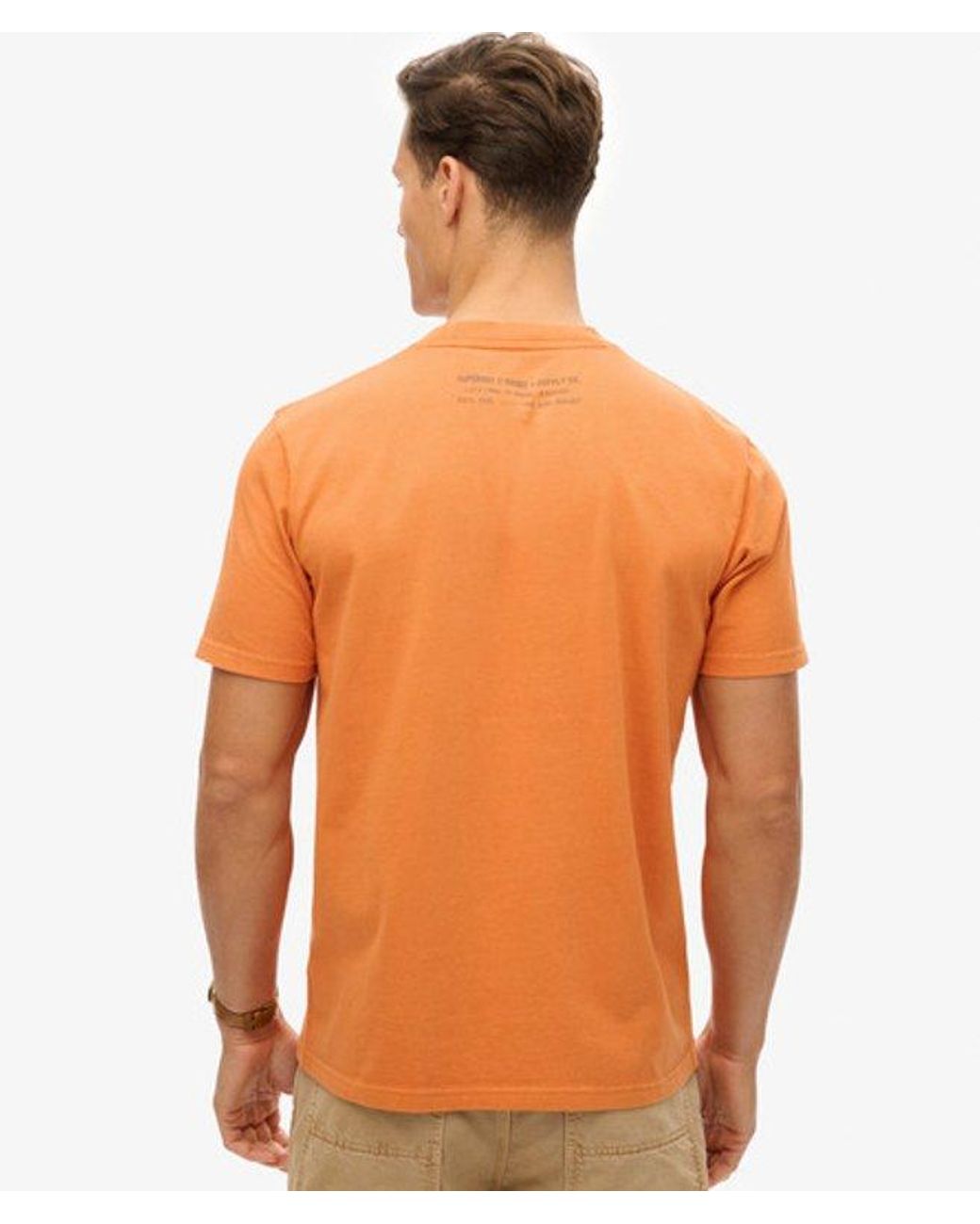 Superdry Orange & Co Utility Sport Graphic T-shirt for men