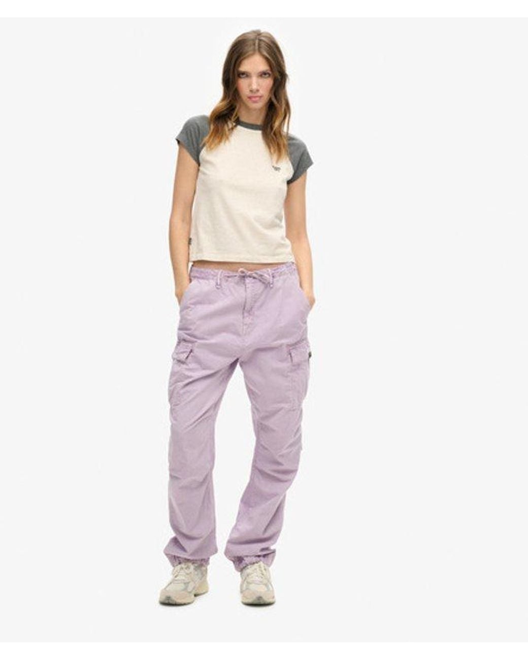 Superdry Multicolor & Co Low Rise Para Cargo Pants