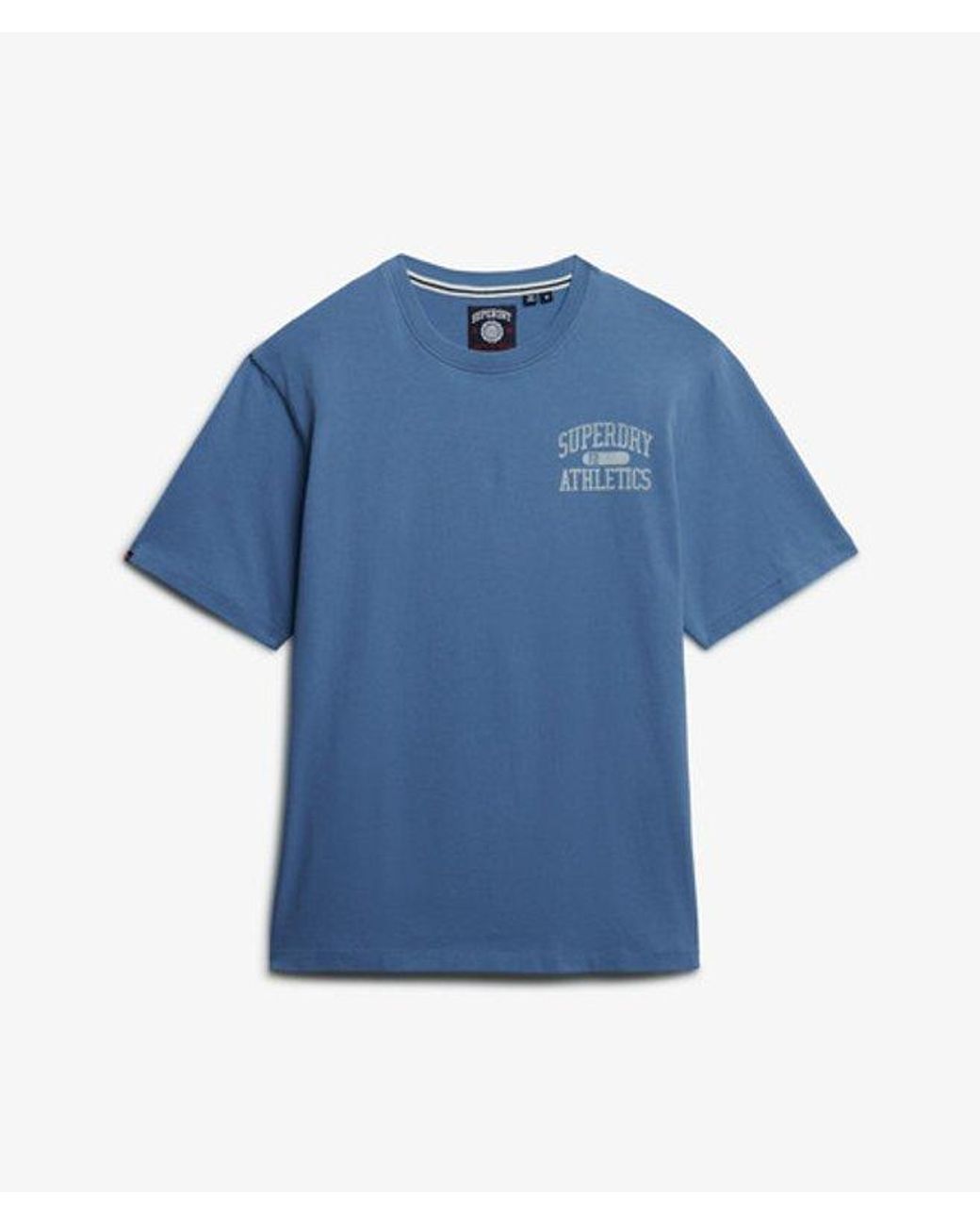 Superdry Blue & Co Vintage Athletic Essential Graphic T-shirt for men