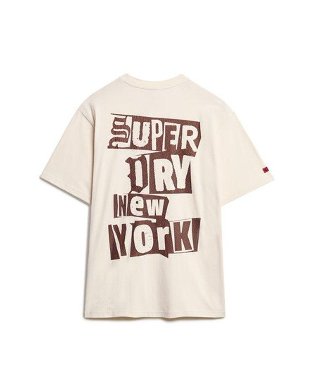 Superdry White & Co Lo-fi Punk Graphic Loose T-shirt for men