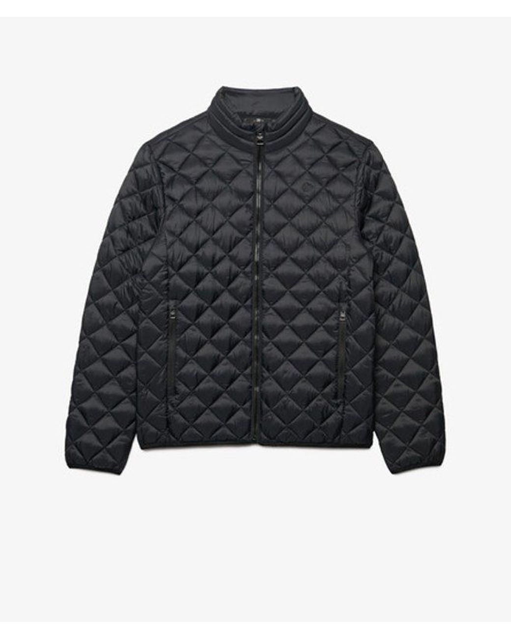 Superdry Black & Co Diamond Quilt Fuji Jacket for men