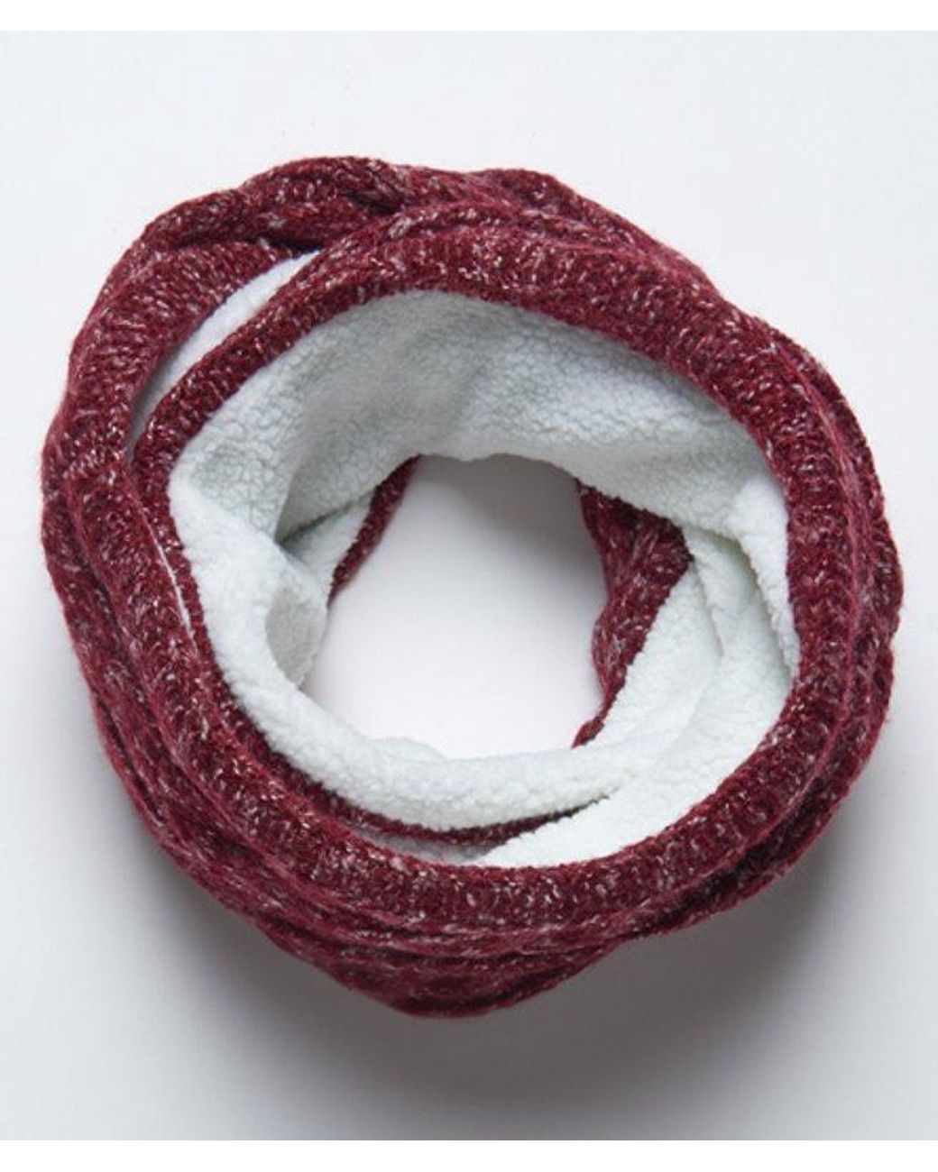 Superdry Red & Co Tweed Cable Snood