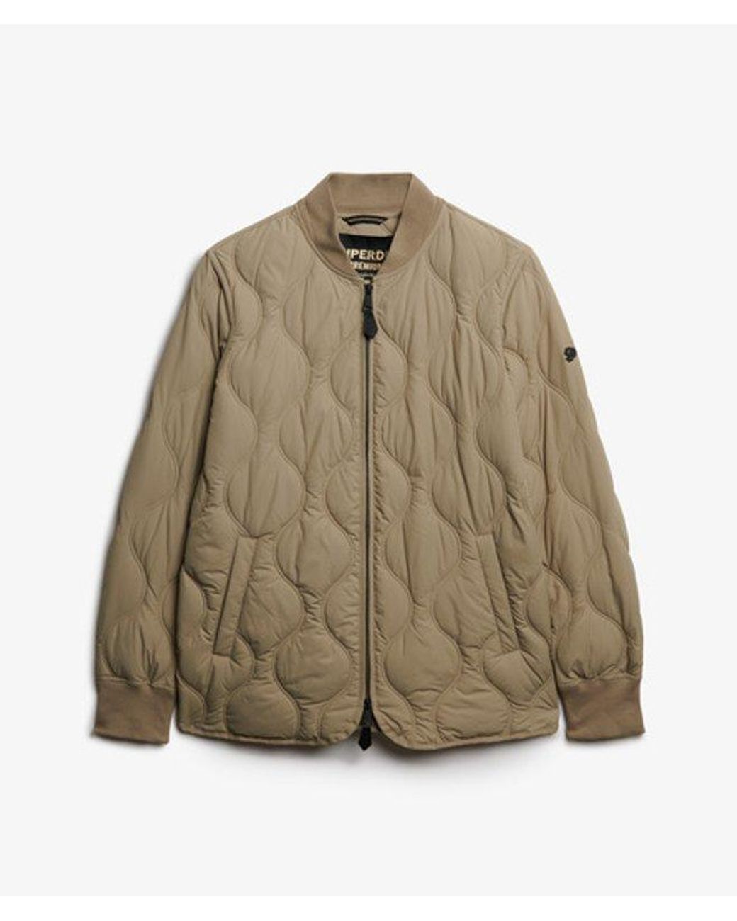 Superdry Natural Short Quilted Liner Jacket