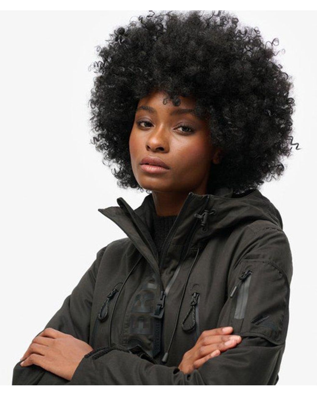 Superdry Black Ultimate Microfibre Sd-wind Jacket
