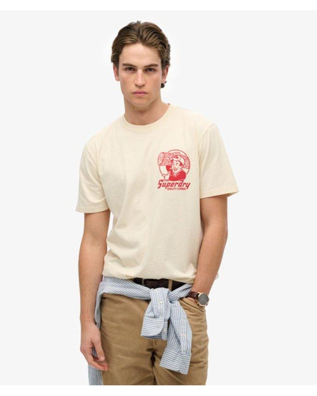 Superdry White & Co Trade Tools Loose T-shirt for men