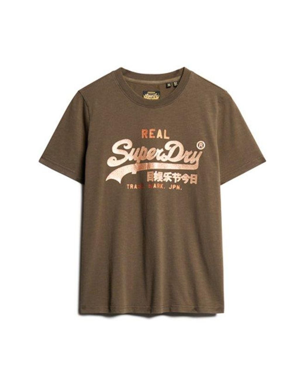 Superdry Black & Co Embellished Vl Graphic T Shirt