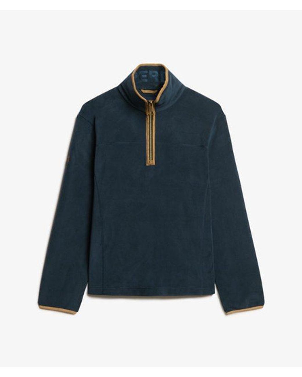 Superdry Blue & Co Estate Half Zip Fleece for men