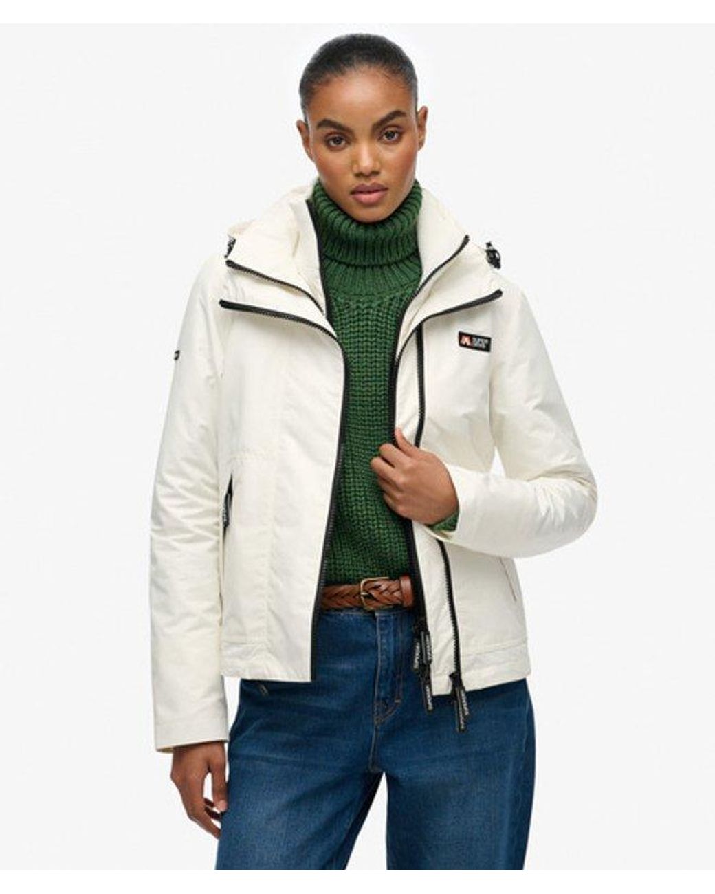 Superdry Natural & Co Hooded Mountain Windbreaker Jacket