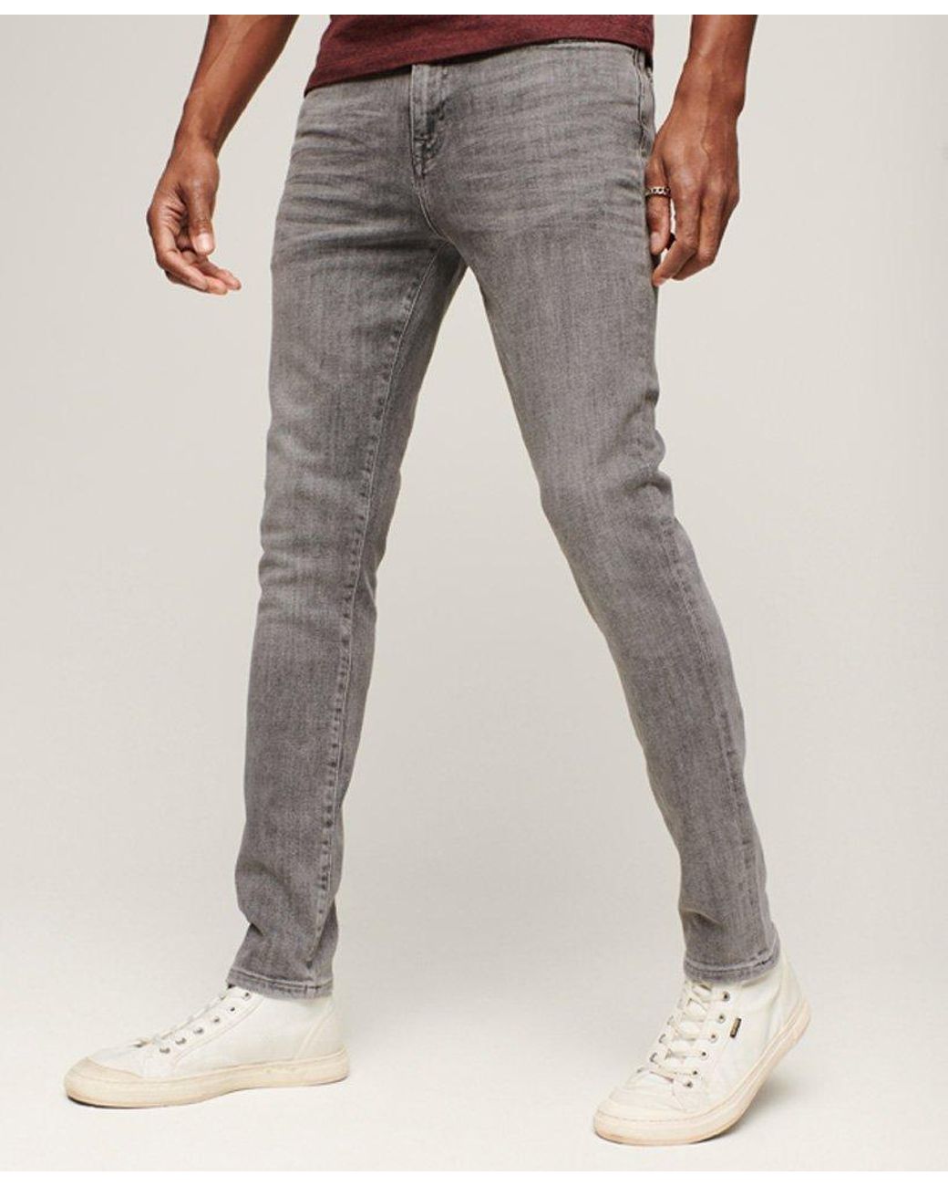 Superdry Vintage Skinny Jeans Grey / Clinton Used Grey Organic in Gray for  Men | Lyst