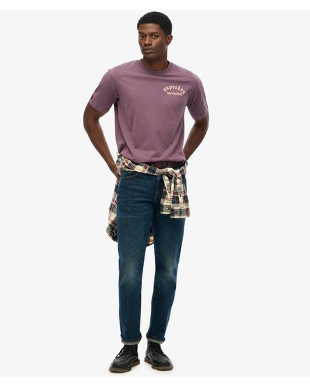 Superdry Purple & Co Tattoo Loose T-shirt for men