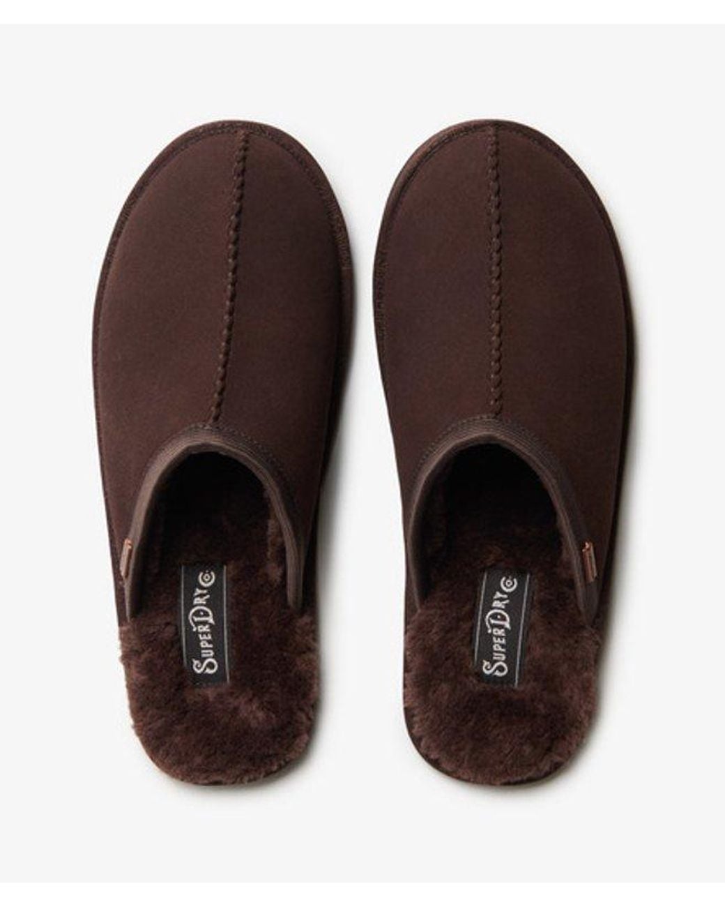 Superdry Brown Mule Slipper for men