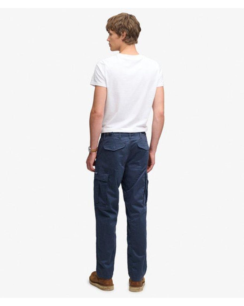 Superdry Blue & Co Regular Tapered Cargo Pants for men