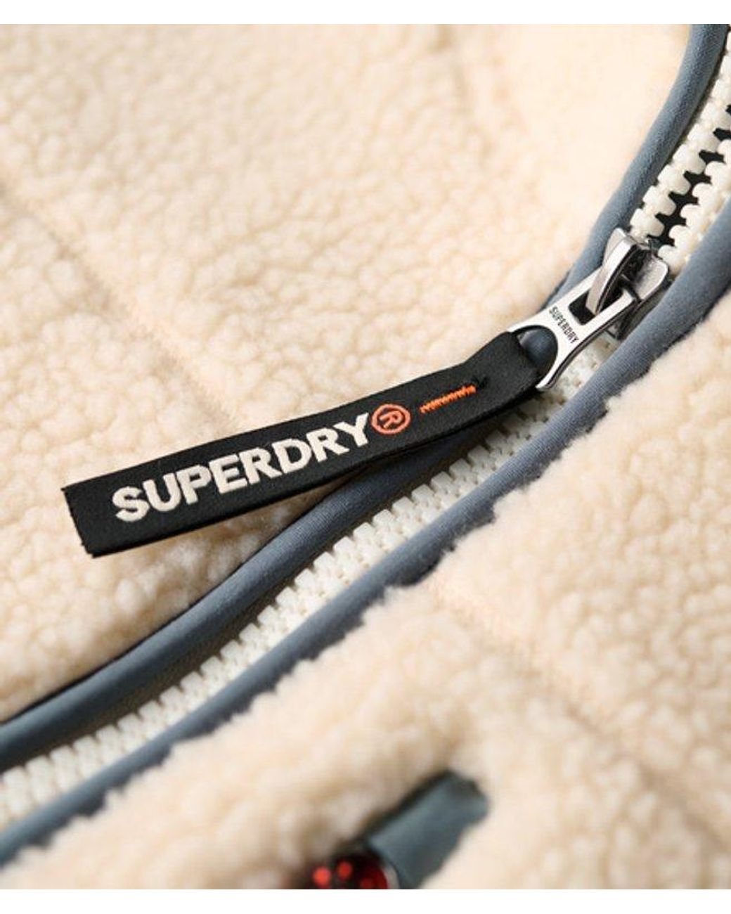 Superdry Blue Outdoor Full Zip Fleece