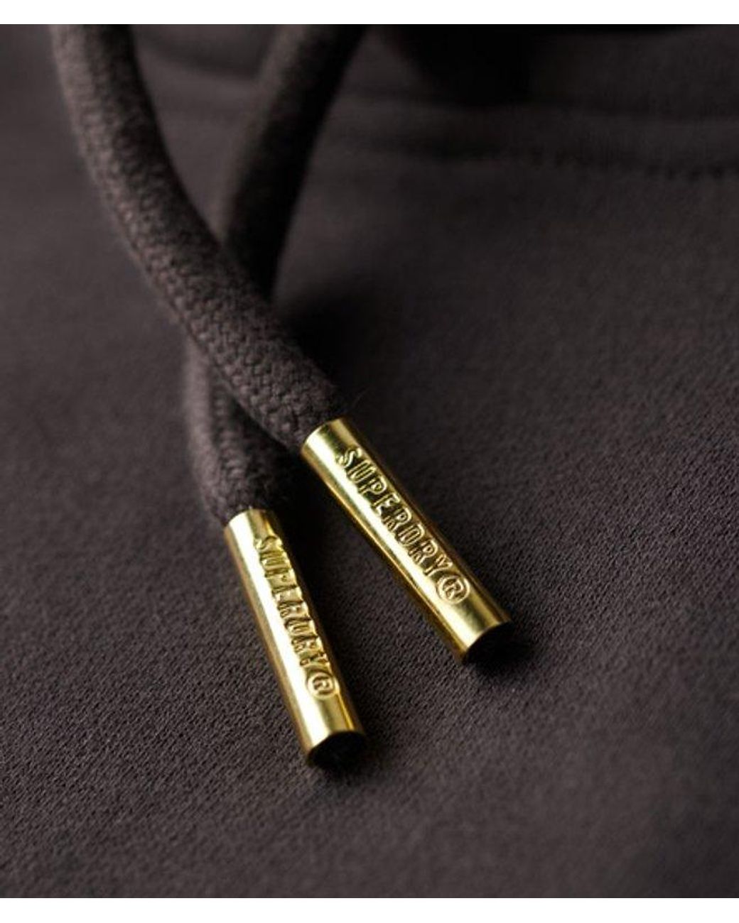 Superdry Gray & Co Tattoo Rhinestone Hoodie Dress