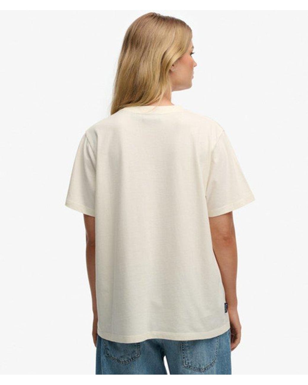 Superdry White & Co Essential Logo Loose T-shirt