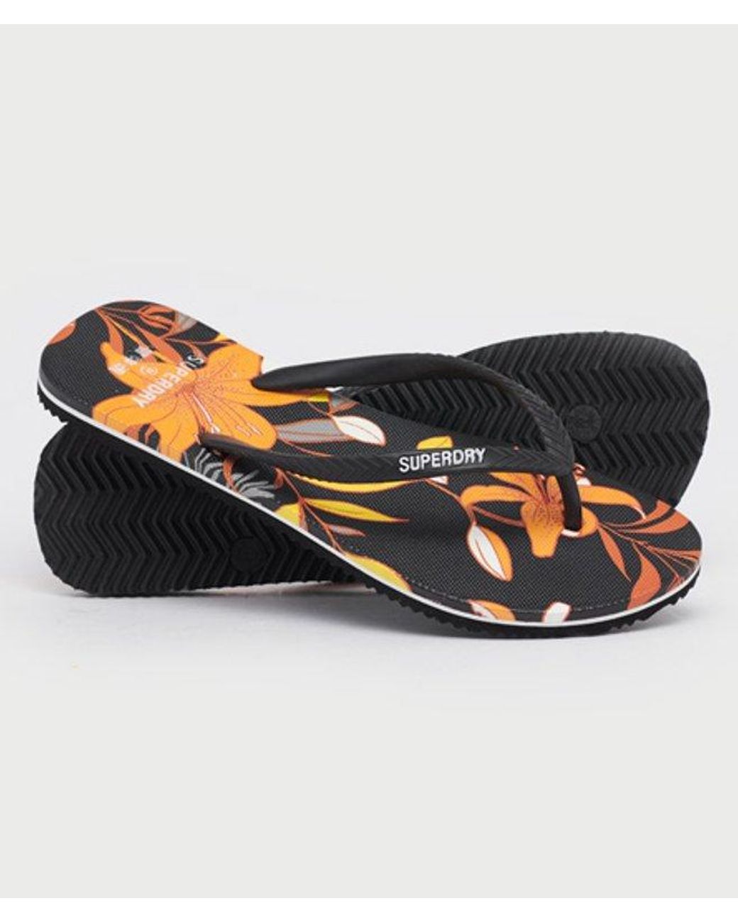 Superdry Black & Co Classic Vintage Flip Flops