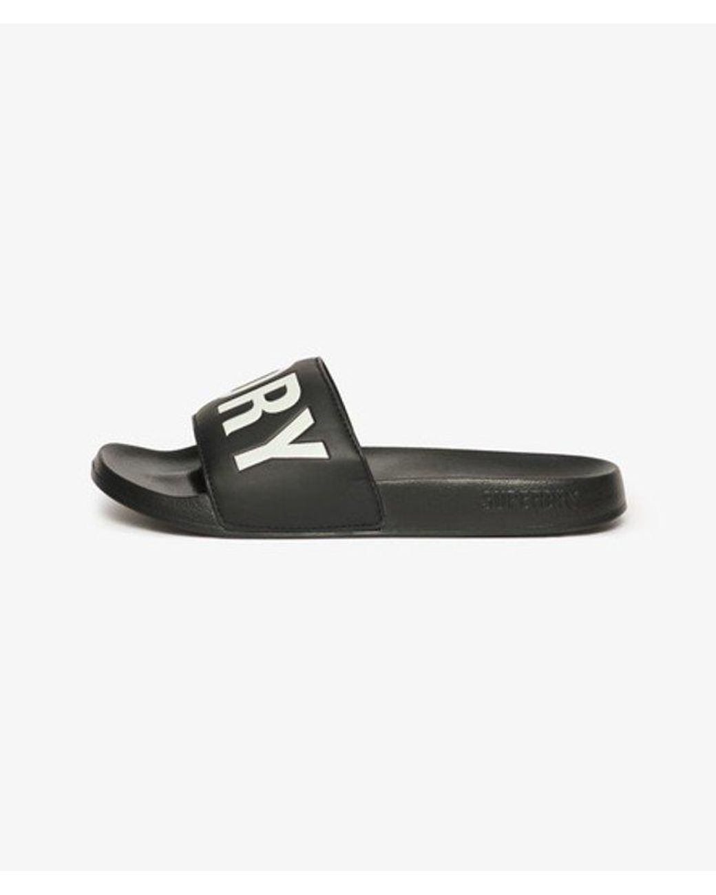Superdry Black & Co Core Vegan Pool Sliders