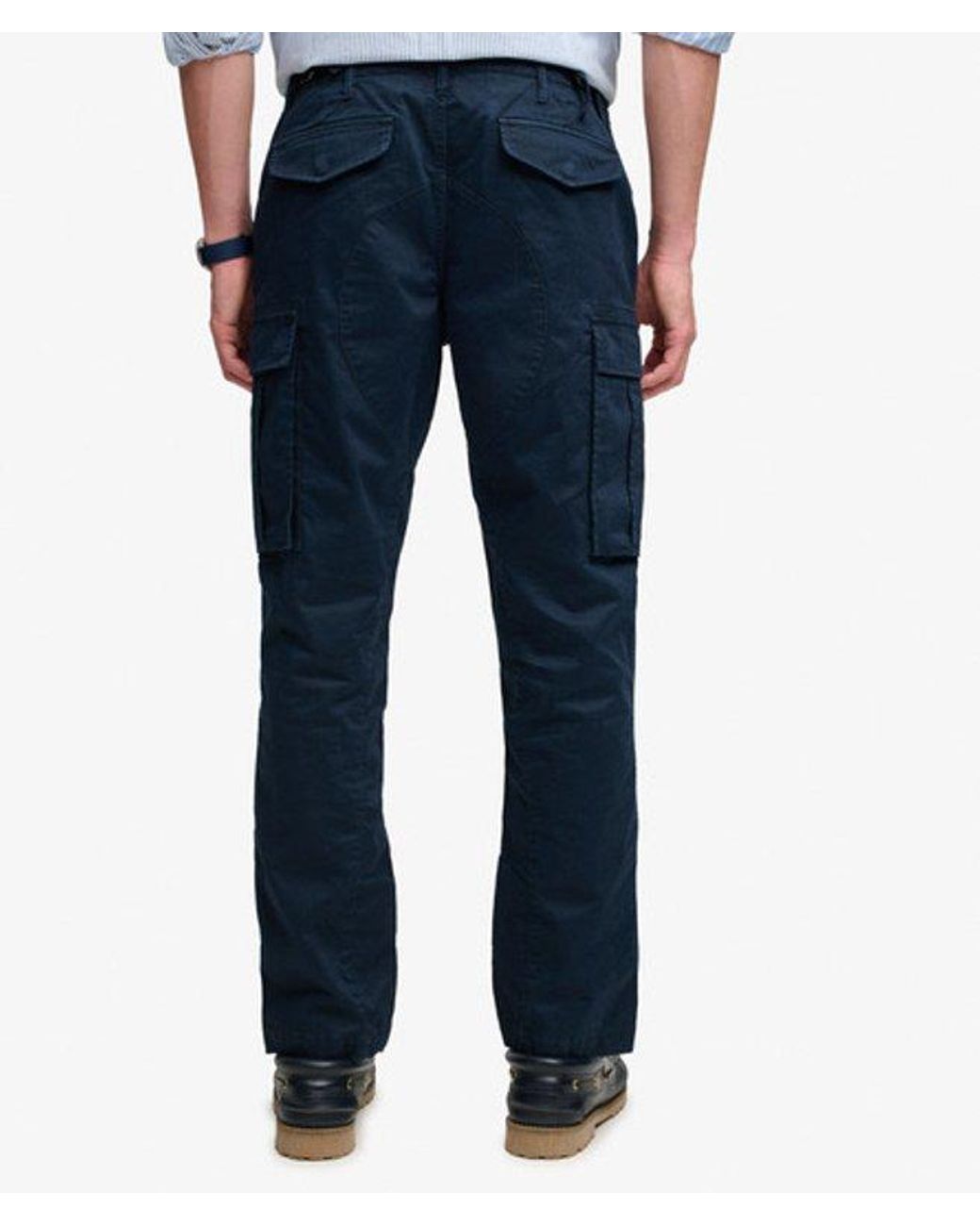 Superdry Blue & Co Slim Taper Cargo Pants for men
