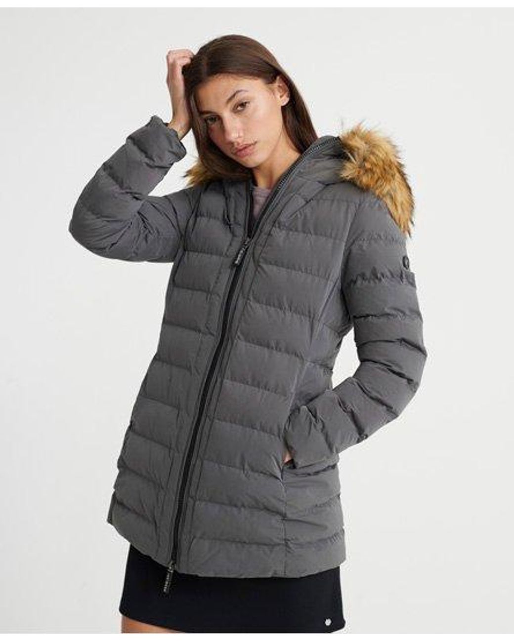 Superdry Sport Arctic Tall Puffer Coat 