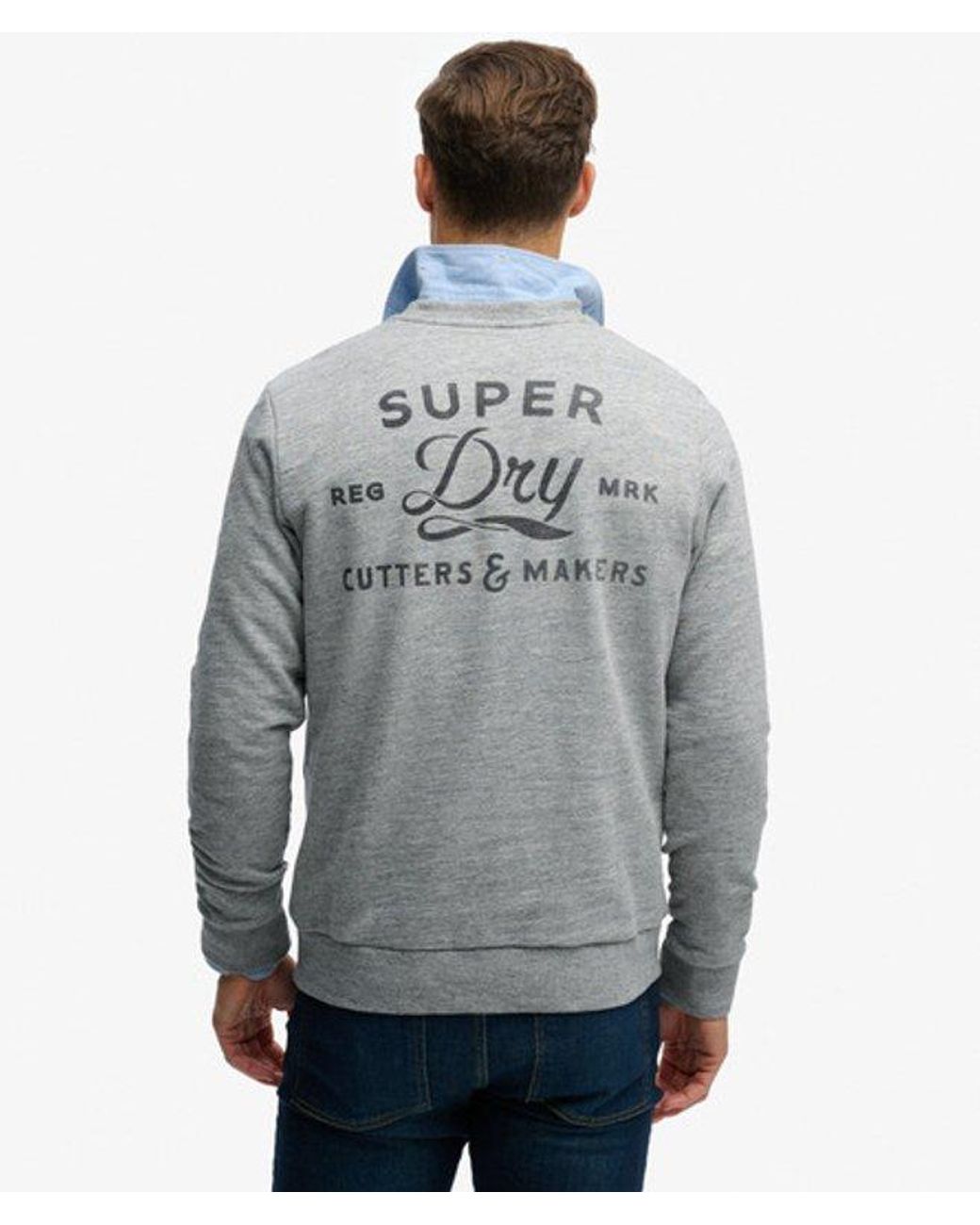 Superdry Gray & Co Cutters And Makers Relaxed Sweatshirt for men