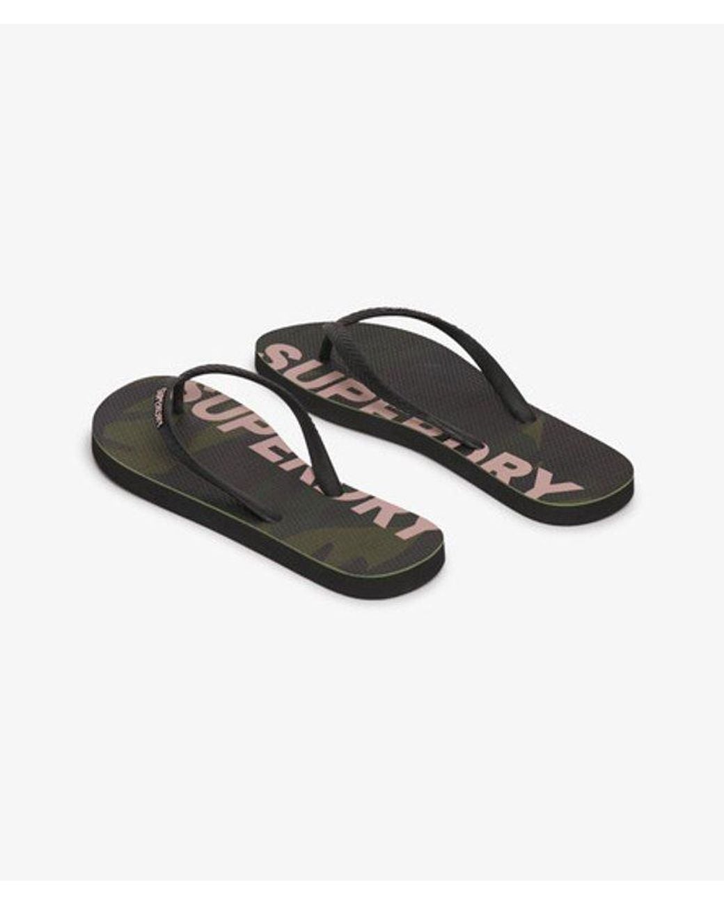 Superdry White & Co Logo Flip Flops