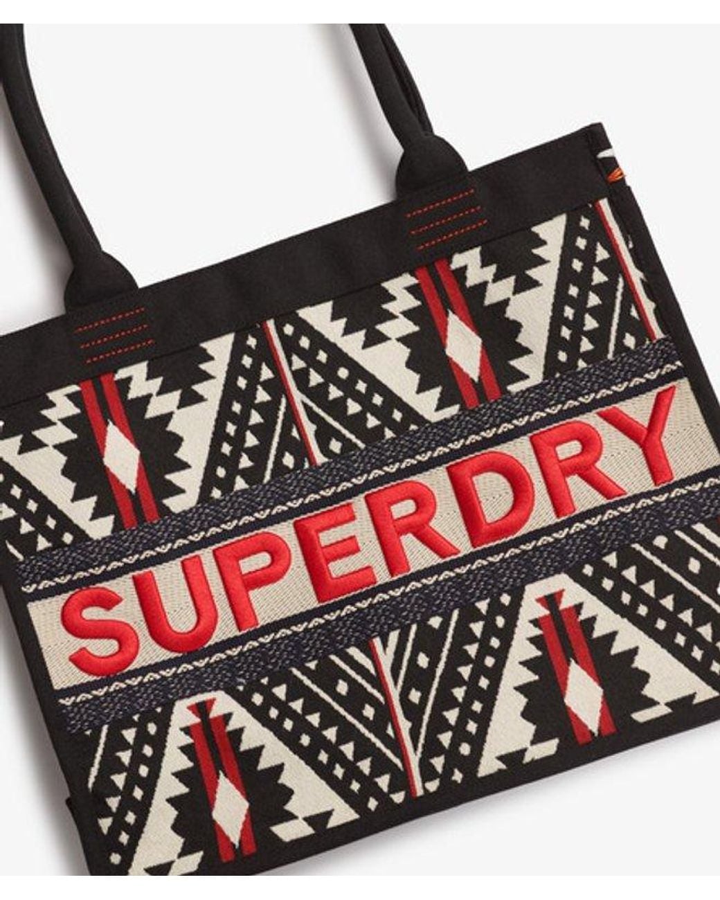 Superdry & Co Luxe Embroidered Tote Bag