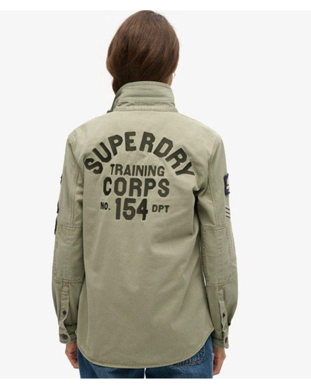 Superdry Natural & Co Embroidered Long Sleeve Scout Shirt