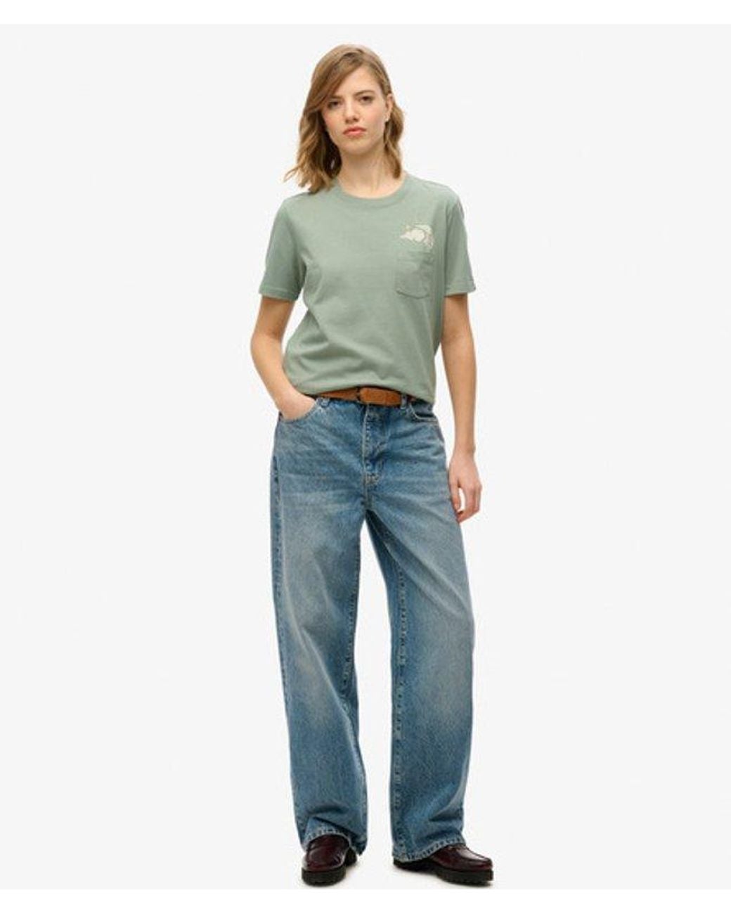 Superdry Green & Co Psychic Readings Relaxed T-shirt