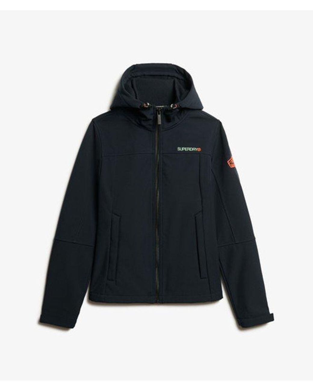 Superdry Blue Hooded Classic Trekker Jacket