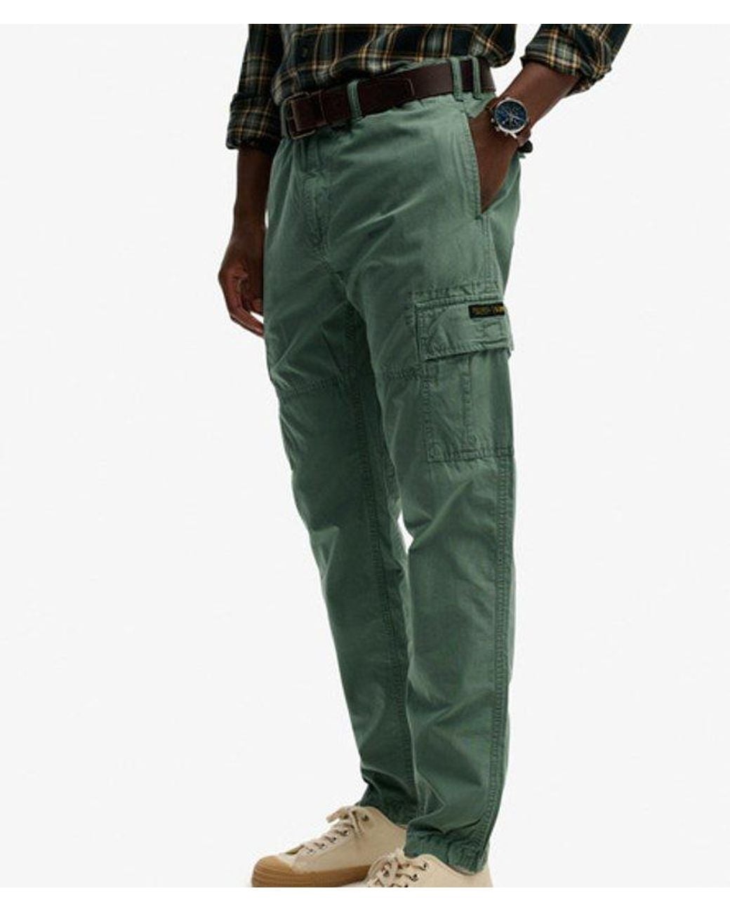 Superdry Green & Co Ripstop Light Cargo Pants for men