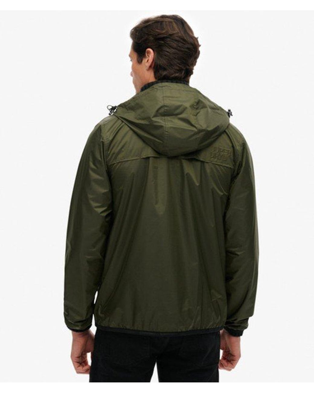 Superdry Green & Co Essential Tri Windbreaker Jacket for men