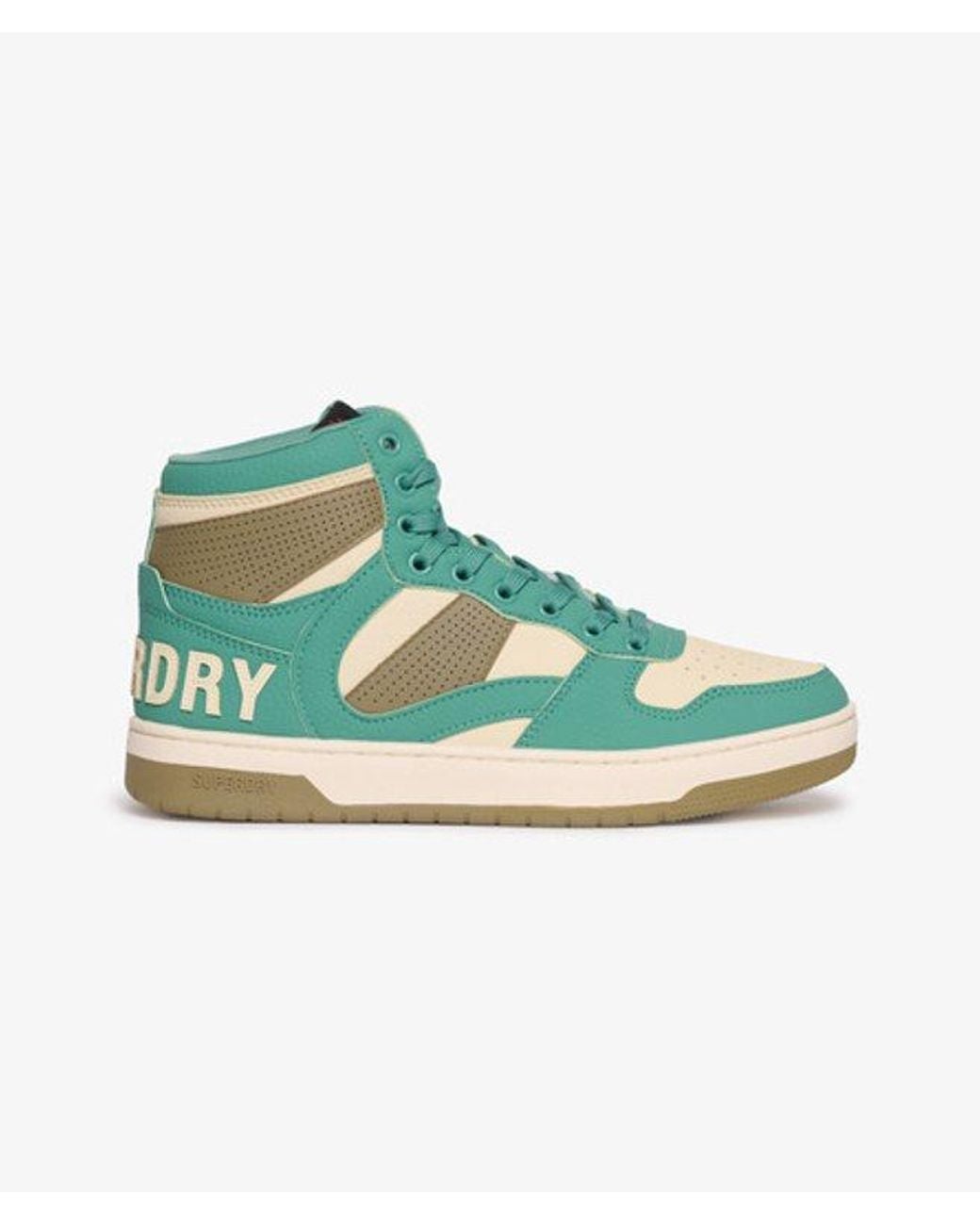 Superdry Green & Co Jump High Top Trainers