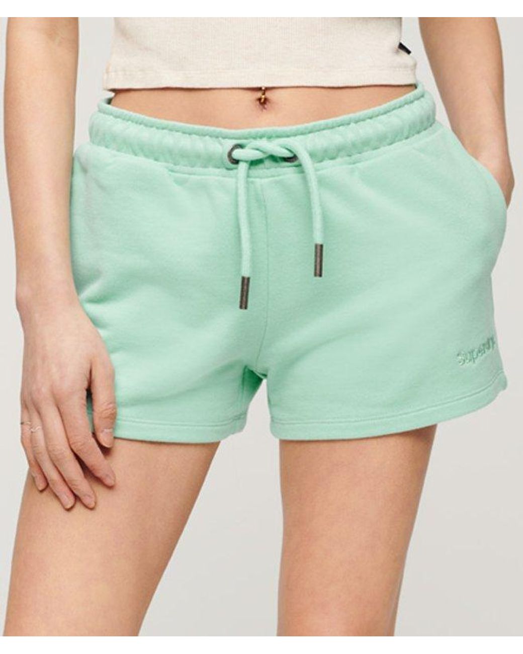 Superdry Green Vintage Jersey Shorts