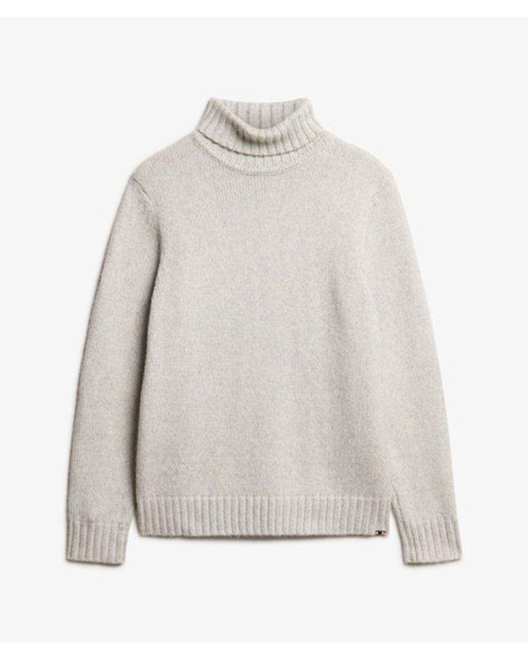 Superdry & Co Geborstelde Coltrui in het White voor heren