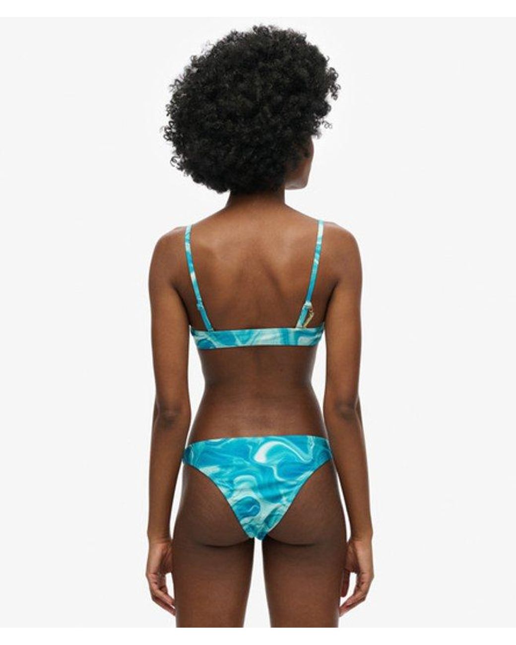Superdry White & Co Printed Cheeky Bikini Bottoms