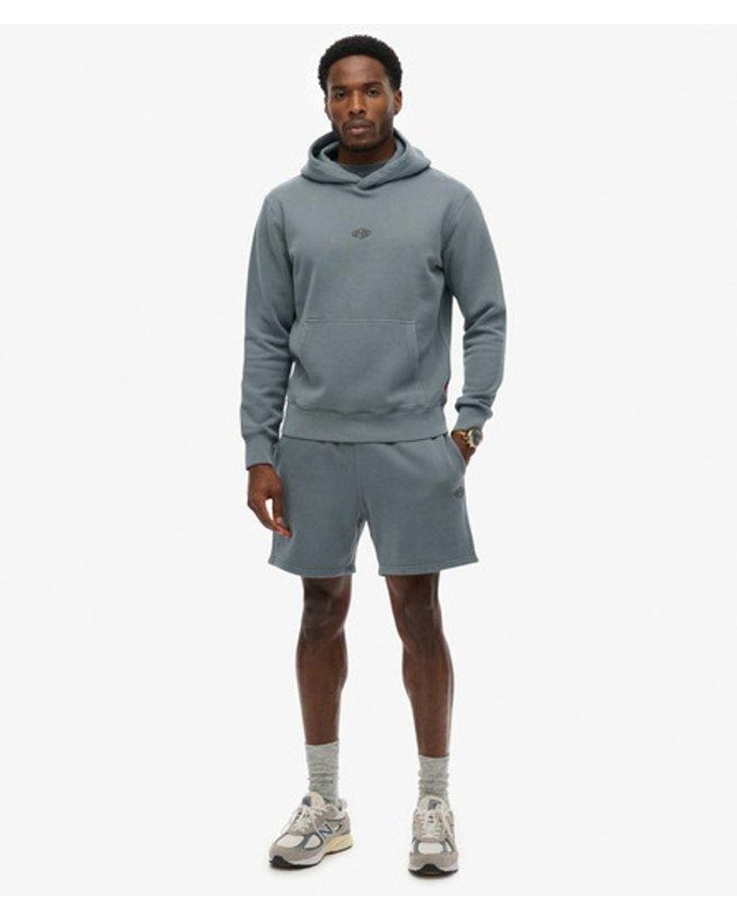 Superdry Hoodie Met Micrologo in het Blue voor heren