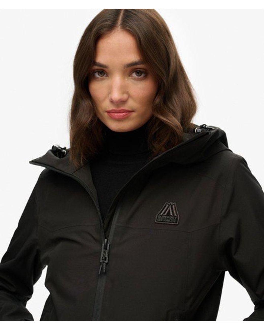 Superdry Black Waterproof Jacket