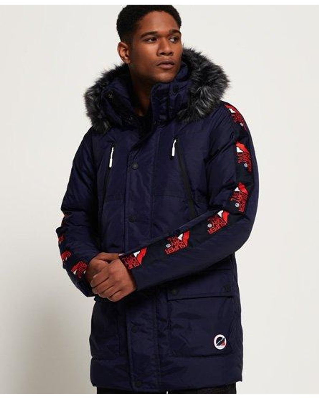 superdry mens down jacket